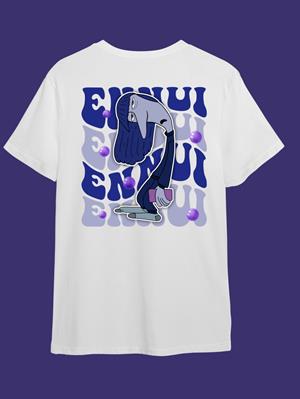 Ters Yüz Kids Ön Arka Baskılı T-shirt