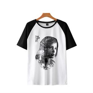 The Last Of Us Baskılı Reglan Kol Beyaz Unisex Oversize T-shirt