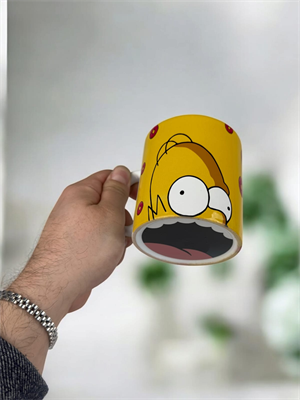 The Simpsons Full Baskılı Porselen Kupa Bardak