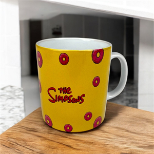 The Simpsons Full Baskılı Porselen Kupa Bardak