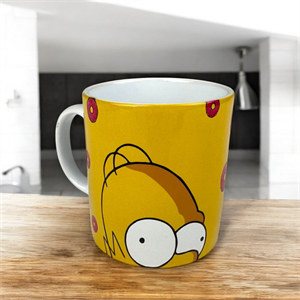 The Simpsons Full Baskılı Porselen Kupa Bardak