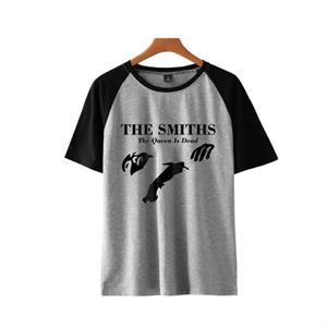 The Smiths Baskılı Reglan Kol Gri Unisex Oversize T-shirt