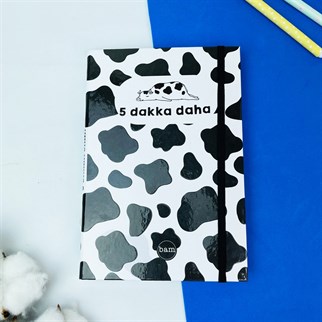 Touz 5 Dakka Daha Tasarımlı Lastikli Defter