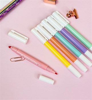 Touz 6lı Pastel Renk Fosforlu Kalem