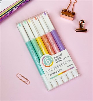 Touz 6lı Pastel Renk Fosforlu Kalem
