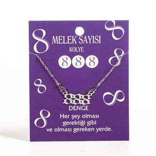 Touz Angel Number 888 Melek Numarası Kolye