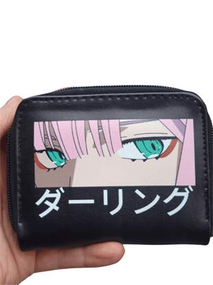 Touz Anime Darling İn The Franxx  Zero Two Eyes Kısa Cüzdan