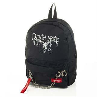 Touz Anime Death Note Zincirli Siyah Sırt Çantası