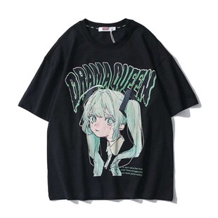 Oversize Anime Harajuku Gothic Cool Girl Unisex T-shirt