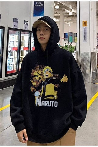Touz Anime Naruto Kapüşonlu Hoodie
