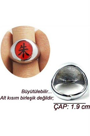 Touz Anime Naruto Uchiha Itachi Akatsuki Yüzük