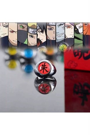 Touz Anime Naruto Uchiha Itachi Akatsuki Yüzük