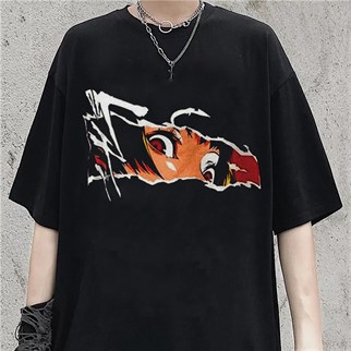 Touz Anime Sasuko Baskılı Unisex T-shirt