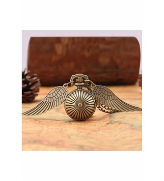 Touz Antik Köstekli Snitch Model Kolye Saat
