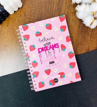 Touz Believe In Your Dreams Tasarımlı Konuşan Ajanda