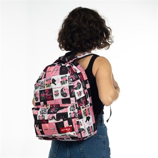 Touz Black Pink Baskılı Sırt Çantası