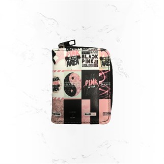 Touz Black Pink Kısa Cüzdan