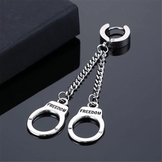 Touz Gothic Handcuff Kelepçe Tasarımlı Küpe