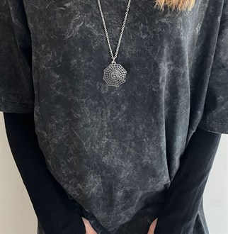 Touz Gothic Spider Web Tasarımlı Kolye