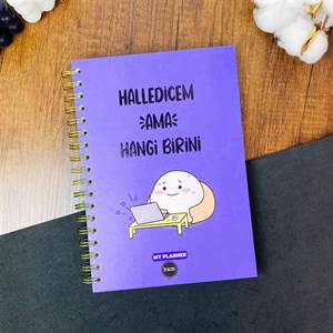 Touz Halledicem Ama Hangi Birini Tasarımlı Konuşan Ajanda
