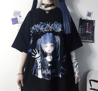Touz Harajuku Crazy Girl Unisex T-shirt