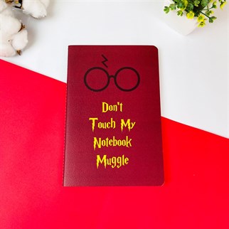 Touz HP Dont Touch My Notebook Dikişli Defter