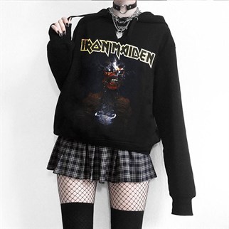 Touz Iron Maiden Kapüşonlu Hoodie