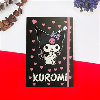 Touz Kuromi Tasarımlı Lastikli Defter