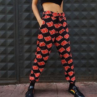 Touz Naruto Shippuden Akatsuki Clouds Kolaj (Unisex) Eşofman