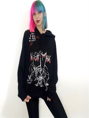 Touz Nightmare (Unisex) Kapşonlu