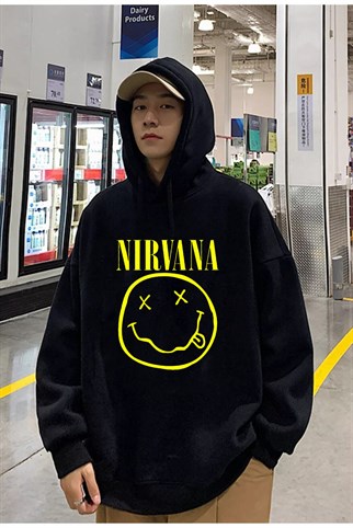 Touz Nirvana Kapüşonlu Hoodie
