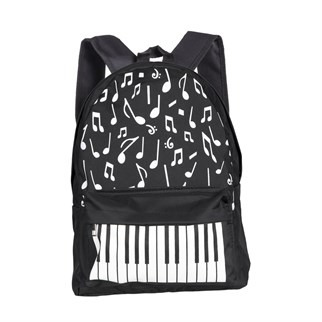 Touz Nota Piano Baskılı Sırt Çantası