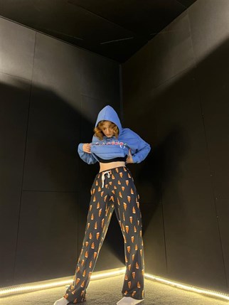TOUZ PIZZA UNISEX BAGGY EŞOFMAN
