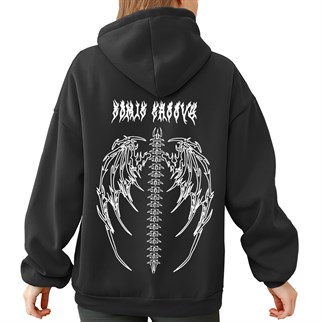Touz Gothic Skeleton Tribal (Unisex) Kapüşonlu