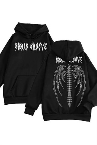 Touz Gothic Skeleton Tribal (Unisex) Kapüşonlu