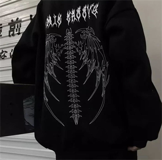 Touz Gothic Skeleton Tribal (Unisex) Kapüşonlu