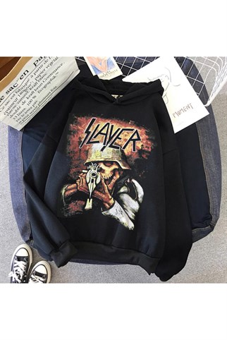 Touz Slayer Kapüşonlu Hoodie