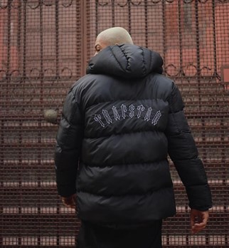 Touz Sokak Tarzı Unisex  Siyah Mont