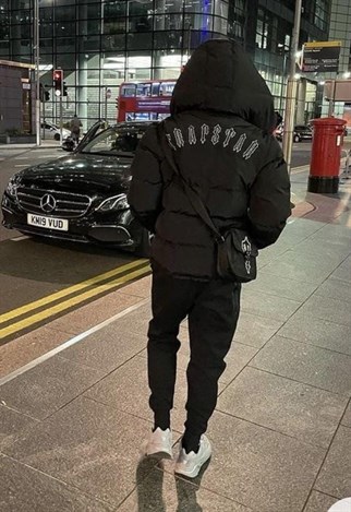 Touz Sokak Tarzı Unisex  Siyah Mont