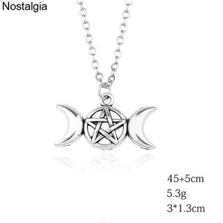Touz Gothic Star & Moons Kolye