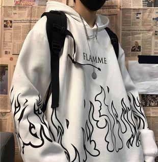 Touz Sudadera Flamme Urbana Beyaz  Unisex Sweetshirt