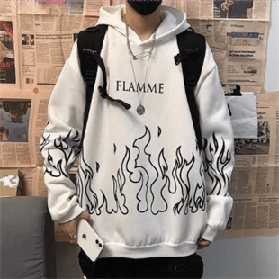 Touz Sudadera Flamme Urbana Beyaz  Unisex Sweetshirt