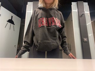 Touz Yıkamalı Harvard Oversize Unisex Hoodie