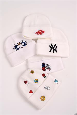 Trasher Nakış İşleme Unisex Siyah  Bere