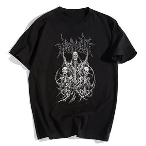 Triple Skeleton Siyah Unisex Oversize T-shirt