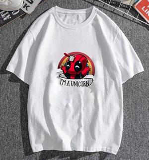 Unicorn Beyaz Unisex Oversize T-shirt