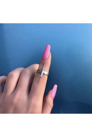 Unisex Knife Bıçak Ayarlayabilir Yüzük