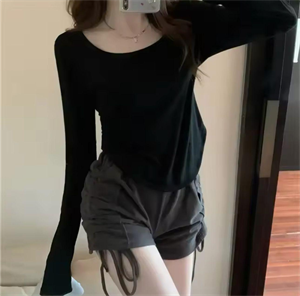 Uzun Kollu Y2K Cahron Basic Bodysuit