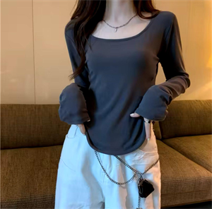 Uzun Kollu Y2K Cahron Basic Bodysuit