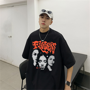 Y2k Girls Siyah Unisex Oversize T-shirt